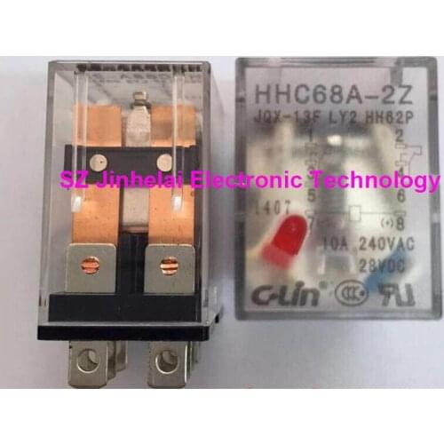 HHC68A-2ZL (JQX-13F-2Z LY2N HHH62P) New and original C-Lin Intermediate relay AC380V DC12V DC6V