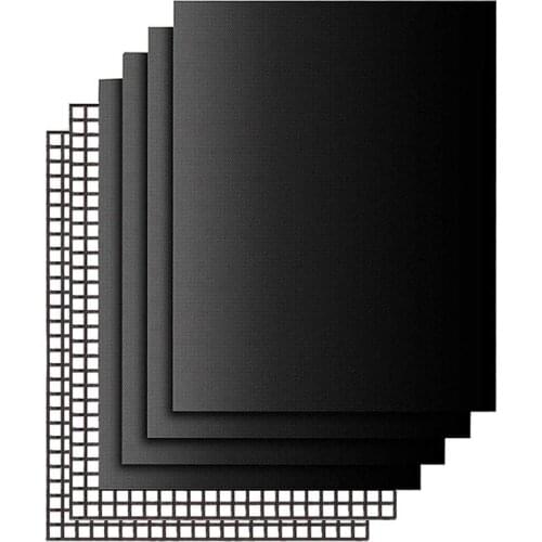 1-10pcs 0.2mm Thick ptfe Barbecue Grill Mat 33*40cm non-stick Reusable BBQ Grill Mats Sheet Grill Foil BBQ Liner 5z