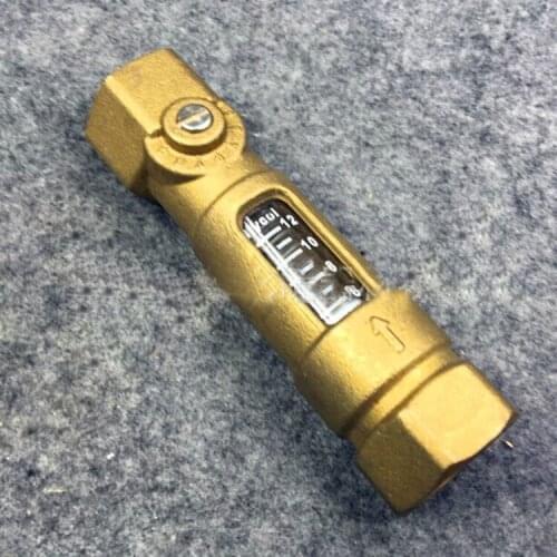 Flow Meter DN20 Solar Flow Regulator Flow Valve Brass manifold for Solar Water Heating G3/4 inch Double Female Thread