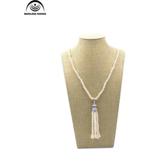 MADALENA SARARA 6-7mm Freshwater Pearl Baroque Pearl Simple Style Two Colors Options