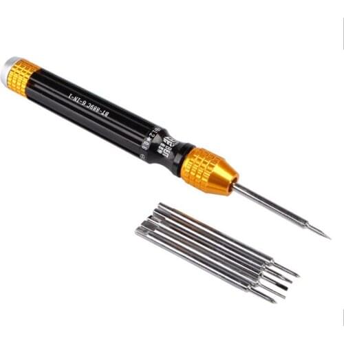6-in-1 multi-function disassemble tool Demolition mobile computer special set BEST-889C magnetic screwdriver set