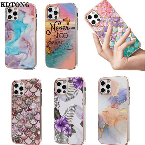 Fashion Phone Case for iPhone 12 Mini 11 Pro Max XR X XS SE 2020 7 8 Plus Capa Soft IMD Frame Summer Popular Protect Back Cover