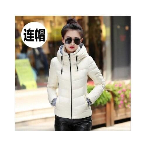 2018 New Korean Self-cultivation Fashion Even Hat Thickening Down Cotton Short Coltsfoot Dress Glove Will Code Cotton-padded