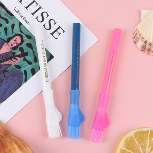 3pcs Tailor Chalk Pencils for Fabric Marking and Tracing Temporary Sewing Tool