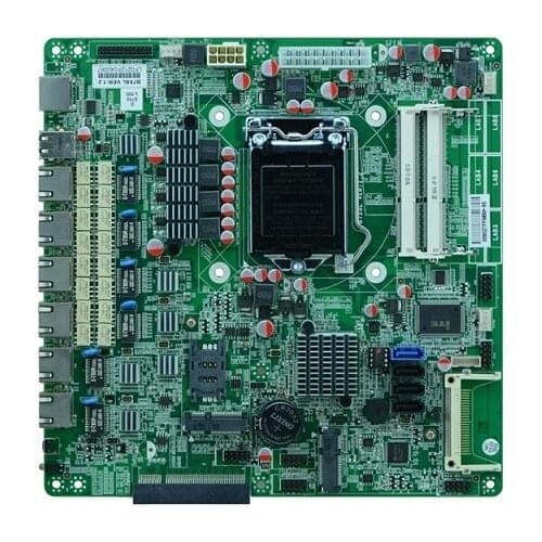 Firewall industrial embedded motherboard B75 LGA 1155 socket Motherboard B75SL with 6LAN ,2*BYPASS ,3*SATAIII, 1*MSATA ,6*USB