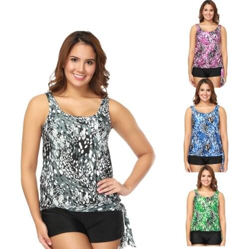 Sexy Swimwear Bathing Suit Women Two Piece Swimsuit Summer Beach Wear Tankini Swimsuits Women Swimming Bikini 2019 Plus Size 4XL