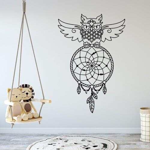 Creative Dreamcatcher Wall Sticker Pvc Removable For Kids Rooms Decoration Wall Art Decal