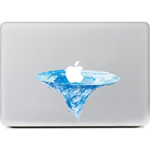 Water swirlVinyl Decal Sticker for DIY Macbook Pro / Air 11 13 15 Inch Laptop Case Cover Sticker