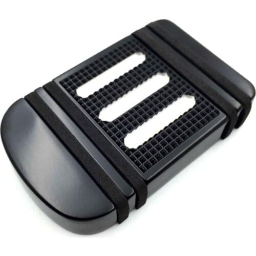 Aftermarket Large Brake Pedal Pad For Harley 12-16 FLD/ 86-17 FL Softail/ 80-17 Touring Trike (Switchback FLD/Fat Boy) BLACK