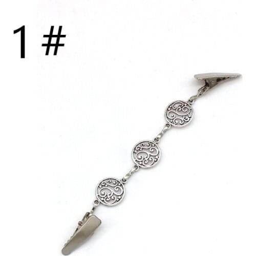 Women Cardigan Sweater Blouse Pins Shawl Brooch Clips Shirt Collar Retro Duck Clip Winter Scarf Clasps Charm Accessories