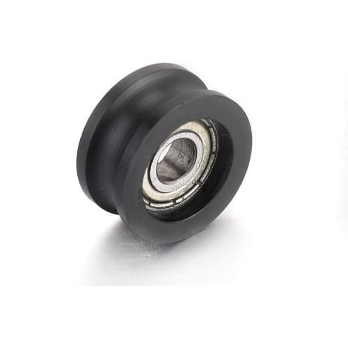 1pcs High Carbon Steel 6*21*10mm U Grooved Guide Pulley Sealed Ball Bearing Width 6mm