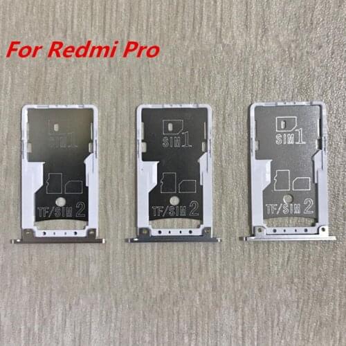 10PCS/Lot New Nano Micro SIM Card Tray Holder Micro SD Card Slot Holder Adapter for Xiaomi Redmi Pro