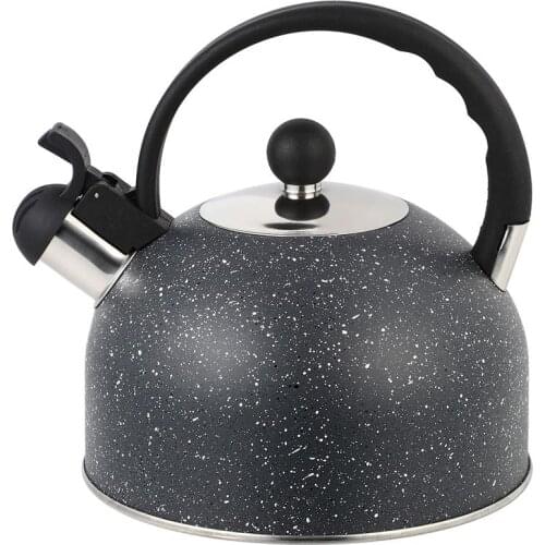 2.5L Stainless Steel Water Kettle Boiling Kettle Whistling Kettle Practical Teakettle For Gas Stove Induction Cooker