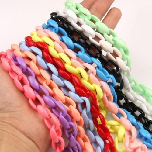 50/100pcs Detachable Plastic Colored Buckle for DIY Handbag Key Strap Mask Holder Mask Jewelry Accessories Acrylic Mask Chain