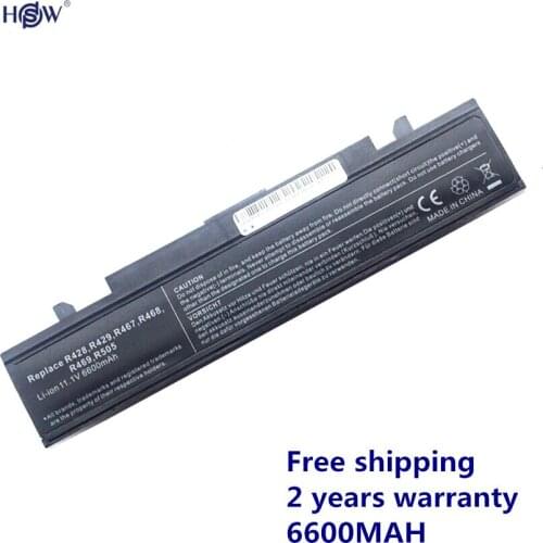 6600MAH laptop battery for Samsung AA-PB9NC6W NP300E4A NP300E4AH NP300E4ZI NP300E5A NP300E5AH NP300E5Z NP300E5ZI NP300E7A