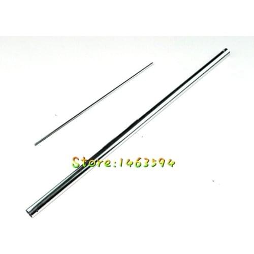 Free shipping GT Model QS8004 Tail big pipe and tail support pipe Original QS8004 RC Helicopter Spare parts tail pipe set