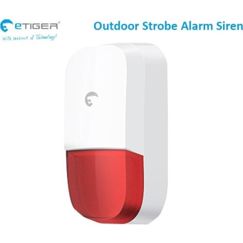 Wireless 110db outdoor whistle Wireless Outdoor alarm alert Strobe Siren etiger ES-S7B