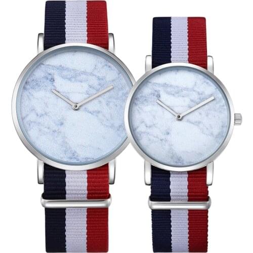 CAGARNY Ultra Slim Men Casual Quartz Watch For Lovers Gift Fashion Luxury Silver Steel Male Watches Nylon Strap Wristwatches