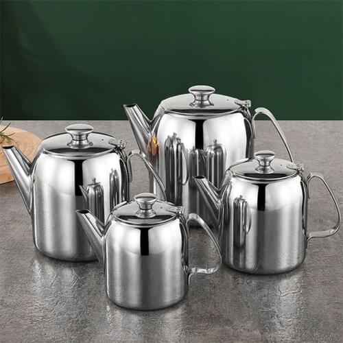 0.5L/0.9L/1.3L/2L Stainless Steel Teapot Coffee Pot Water Kettle for Gas Stove Induction Cooker