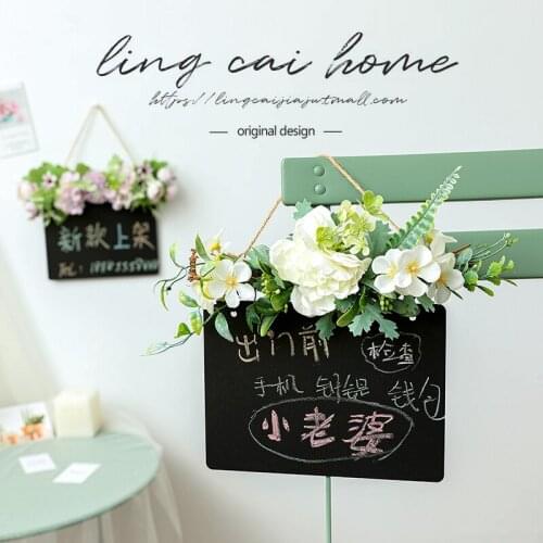 Message board wall hanging wall decoration milk tea shop wall entrance bar interior decoration wall decoration wall plant