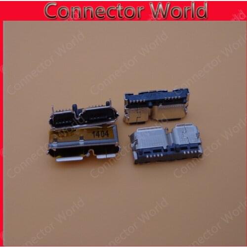 Female USB 3.0 Socket Micro USB 3.0 Mobile hard disk Jack HDD interface connector charging port replacement repair 30pcs/lot