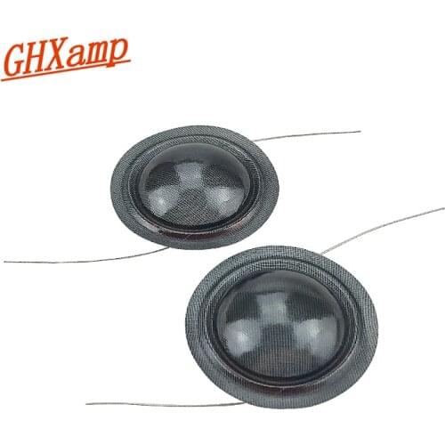 GHXAMP 19.43mm Tweeter Speaker Voice Coil Crystal Film 19.5 Core 19 Core Black Translucent Treble Horn Diaphragm Repair DIY 8OHM
