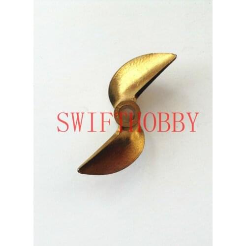 PROPELLER 108 Bronze prop 3/16" shaft 2 blade 42mm Diameter RC boat