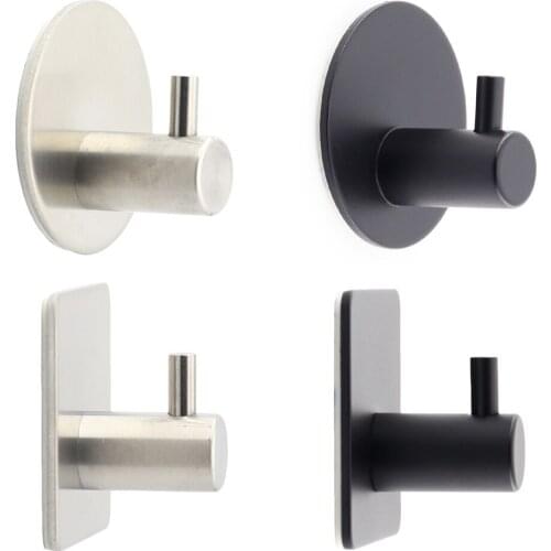 Wall-Mounted Cloth and Hat Hook,Stainless Steel Coat and Hat Hanger,Multiple Purpose Wall Towel Hook