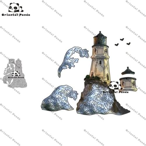 New Dies 2020 lighthouse Metal Cutting Dies diy Dies photo album cutting dies Scrapbooking Stencil stamps and dies die cut
