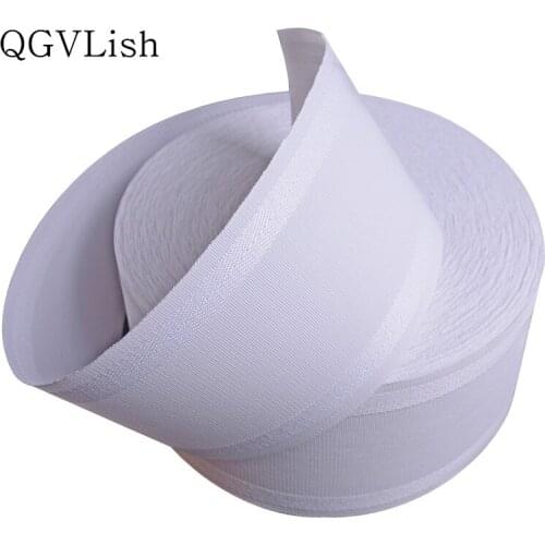 QGVLish 50M Woven Jacquard Curtain Tape For Roman Circle Rod Tie Rings Pleated Cloth Curtain Accessories Ribbon Belt Sunscreen