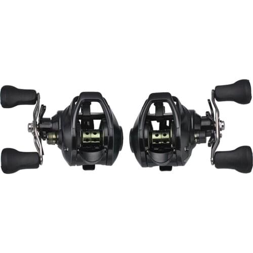 Lizard Bait Casting Reel Double Brake Fishing Reel 19 +1Bb Fishing Gear Water Drop Wheel 7.0:1 Ratio Baitcasting Lure Reel