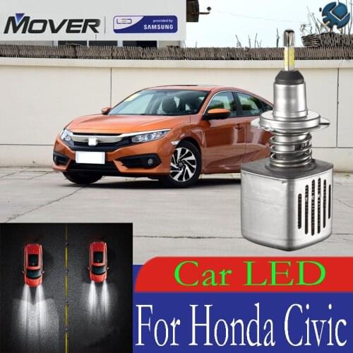 Car Headlight Bulbs LED Provided By SAMSUNG For Honda Civic LED Car 6500K White Light Auto Headlight 2X