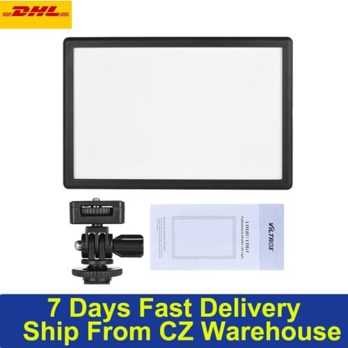 Viltrox L116T Ultra-thin LED Video Light Photography Fill Light 3300K-5600K CRI95+ for Canon Nikon Sony DSLR Camera