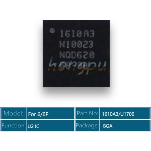 50pcs/lot 1610 1610A U1700 1610A3 For iphone 6/6 plus 6s 6splus USB Charging Charger IC Chip 36Pin CBTL1610A2UK TRISTAR2 U2 IC