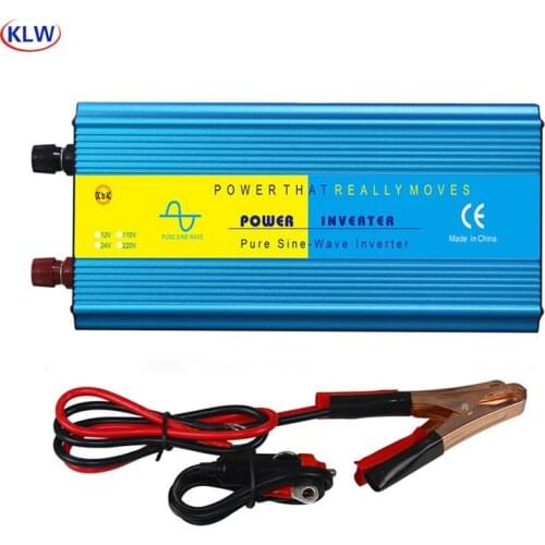 1000W Power Inverter Car Inverter Voltage Convertor Transformer DC 12V To AC220V Inversor pure sine wave