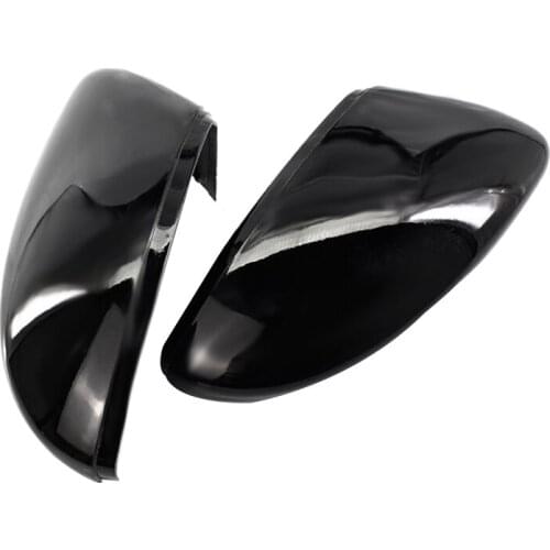 2Pcs Car Rear View Mirror Covers Rearview Mirrors Top Caps Auto Accessories for Beetle CC Eos Passat Jetta Scirocco
