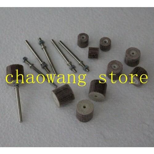 20PCS/Bag Jewelry Tools chucking flap wheel with mandrel 10mm 13mm 15mm