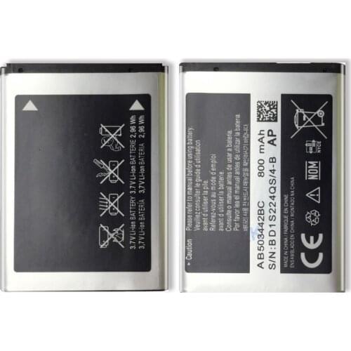 Battery for Samsung SGH-B110 E570 E578 J700 J700i J700v J708 E578 J700 J708i J708 T509 Battery AB503442BC with Track Code