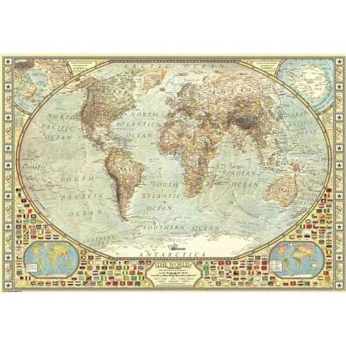 Anatolian 2000 Track World Map Puzzle