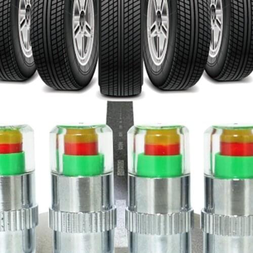 Car Auto Tire Pressure Monitor Tire Gage Alert Sensor Indicator Valve Cap Sensor