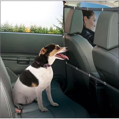 Pet Car Barrier Mesh Dog Car Divider Net Safety Outdoor Travel Isolation Net Back Seat Barrier Guard Keep Driving Safe Products