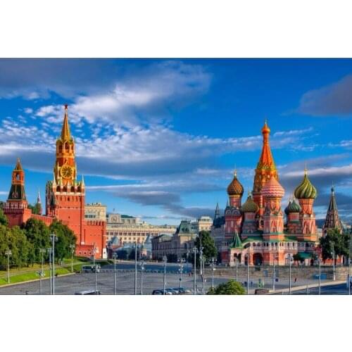 Moscow Castle The wooden puzzle 1000 pieces ersion jigsaw puzzle white card adult childrens educational toys