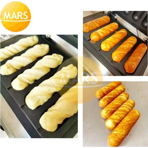 Electric Milk Stick Hotdog Waffle Maker Mini French Muffin Hot Dog Lolly Stick Sausage Baking Machine Breakfast Pan Baking Grill