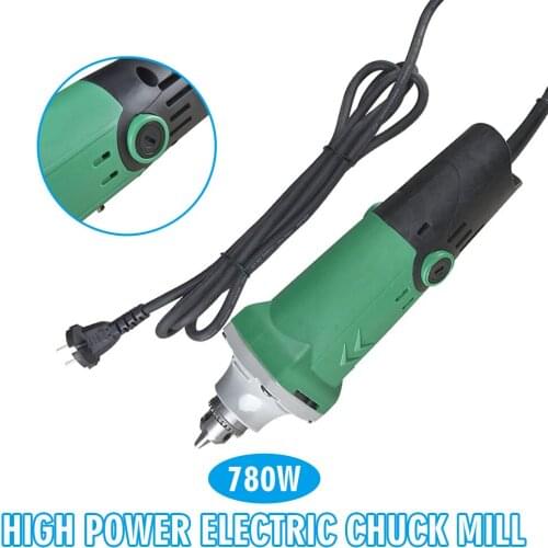 780W 31000rpm Electric Stone Grinder Stainless Steel Drill Chuck Stone Engraver Mini Engraver Rotary Drill Carving Power Tool