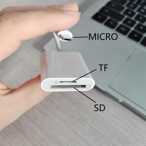 MICRO to SD/TF Card Camera Reader for android mobile phones and tablets