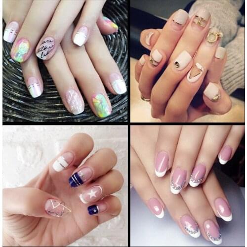 Hot Selling French Women Popular Style Smile Nail Art Stickers DIY Nail Beauty Decorations Nail Art Manicure Sticker Nail Decal