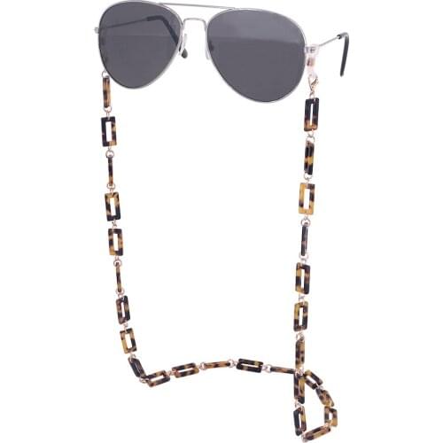 LuReen Resin Women Lanyard Sunglasses Chain Acrylic Reading Glasses Face Mask Chains Cords Holder Eyeglasses Strap Necklace