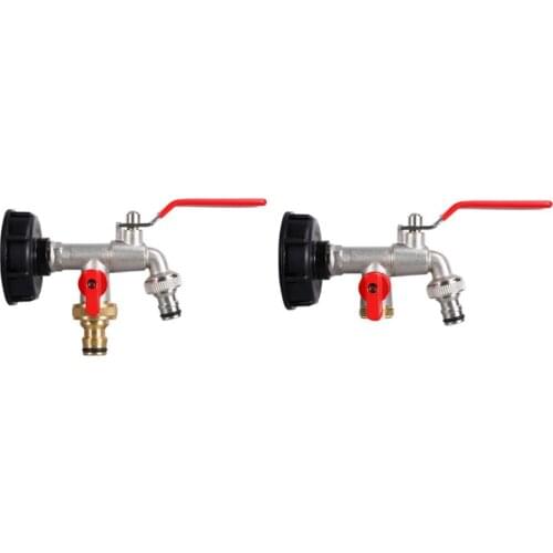 IBC Adapter Garden Water Tank Connector Rainwater Valve Adapter Tap Water Connectors Garden Supplies