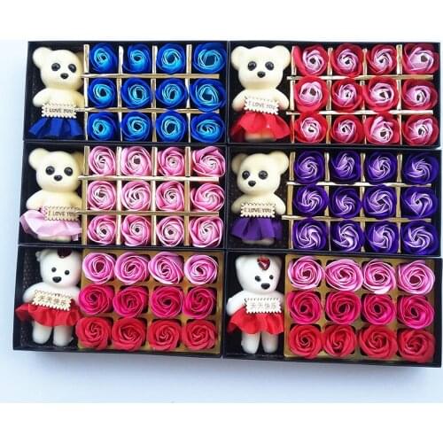 Rose Soap flower Gift Wholesale for Mothers Day soap roses artificial flowers rose
