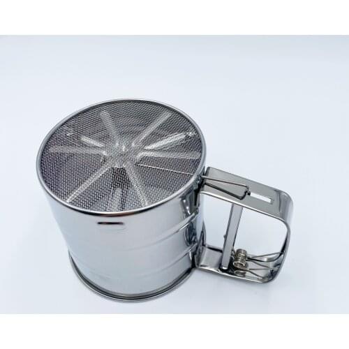 Hand-Held Flour Sifter Baking Tool Sugar Mesh Sieve Cup Kitchen Gadgets